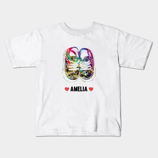 Amelia Baby Name Kids T-Shirt